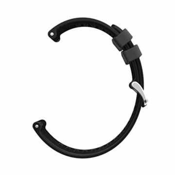 kexinda Sport-Silikon-Uhr-Band-Fitness-Armband-Silikon-Bügel kompatibel mit Garmin/Huawei/Samsung 20mm, schwarz - 9