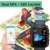 Kinder GPS Intelligente Uhr Wasserdicht, Smartwatch GPS Tracker mit Kinder SOS Handy Touchscreen Spiel Kamera Voice Chat Wecker für Jungen Mädchen Student Geschenk (S12 GPS Schwarz) - 2