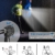 Lauflicht ECOWHO LED Lauflampe Joggen, USB Wiederaufladbare Lauflampe Sport, Wasserdicht Brustlampe, Einstellbarer Abstrahlwinkel Jogging Licht, Lampe zum Laufen für Joggen Nacht Angeln Campen Wandern - 5
