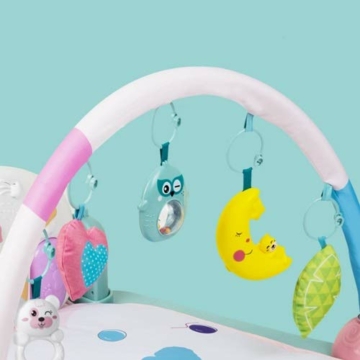 Lihgfw Spielmatte, Music Fitness Rack, langlebiges tragbares Pedalpiano, kann die Neugier von Babys von 0-36 Monaten sicher kultivieren (Color : Multi-Colored) - 5
