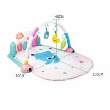 Lihgfw Spielmatte, Music Fitness Rack, langlebiges tragbares Pedalpiano, kann die Neugier von Babys von 0-36 Monaten sicher kultivieren (Color : Multi-Colored) - 6