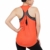 Lofbaz Workout Tops für Damen Yoga Kleidung Damen Sporthemden Gymnastik-Lauftanks Aktive Fitness Sportbekleidung Muskelshirt Orange M - 3