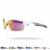 NAKED Optics Sports Sunglasses (RUSH Halfframe White/Lens Red) - 1