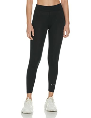 Nike Damen Sportswear Essential Trainingshose, Schwarz-Weiss, M - 1