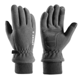 Niunu Wasserdicht Winter Thermo Handschuhe Touch Screen Warme Handschuhe – zum Radfahren, Reiten, Laufen, für Outdoor-Sport – für Frauen und Männer - 1