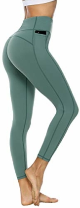 Persit Sporthose Damen, Sport Leggins für Damen Yoga Leggings Yogahose Sportleggins Minttürkis-Size 40 (Herstellergröße: M) - 1