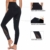 Persit Yoga Leggings Damen, Sporthose Yogahose Sport Leggins Tights für Damen, 40-42 (Herstellergröße L), Schwarz - 5