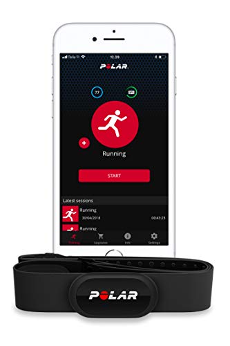 Polar H10 Hartslag Sensor – ANT + , Bluetooth - Waterdichte Hartslagsensor met Borstband - Ingebouwd geheugen, Software updates - Werkt met Fitness apps, Fietscomputers en Sporthorloges - 3