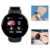 RRunzfon Smart Uhrenarmband Fitness-Uhr wasserdichte Tracker Smart Watch D18 Smart Clock Runde Herzfrequenz MaÃŸ für Männer Frauen Kinder Schwarz für Zuhause Elektronik - 4