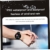 RRunzfon Smart Uhrenarmband Fitness-Uhr wasserdichte Tracker Smart Watch D18 Smart Clock Runde Herzfrequenz MaÃŸ für Männer Frauen Kinder Schwarz für Zuhause Elektronik - 5