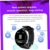 RRunzfon Smart Uhrenarmband Fitness-Uhr wasserdichte Tracker Smart Watch D18 Smart Clock Runde Herzfrequenz MaÃŸ für Männer Frauen Kinder Schwarz für Zuhause Elektronik - 8