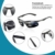 Tarent Sonnenbrille Herren polarisiert mit Hochwertiger Al+Mg Metallrahmen, Fahrradbrille Sportbrille Fahrer Brille für Wandern Motorradfahren Golfen und Fischen - 3