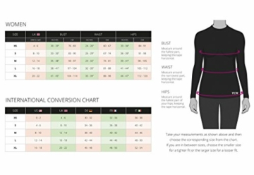TCA Winter Run Damen Thermo Laufshirt mit kurzem Reißverschluss - Funktionsshirt Langarm - Black (Schwarz), M - 6