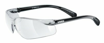 Uvex Unisex Erwachsene Sportbrille Flash, Black Clear, one Size - 