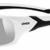 uvex Unisex – Erwachsene, sportstyle 211 Sportbrille, white black/silver, one size - 1