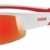 uvex Unisex – Erwachsene, sportstyle 215 Sportbrille, white red/red, one size - 1