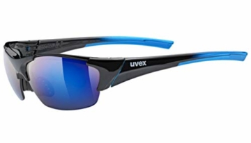Uvex Wechselscheiben Fahrradbrille Sonnenbrille Blaze 3 III Black-Blue - 