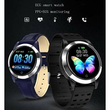 WEINANA Smart Watch PPG Herzfrequenz Fitness Tracker Blutdruckuhr IP68 Wasserdichtes Smart Armband(Color:D.) - 2