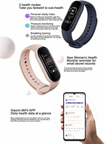 Xiaomi Band 5 Smartwatch, 11 Sport-Modi, Fitness-Armband, Herzfrequenz-Monitor, Schlaf-Monitor - 6