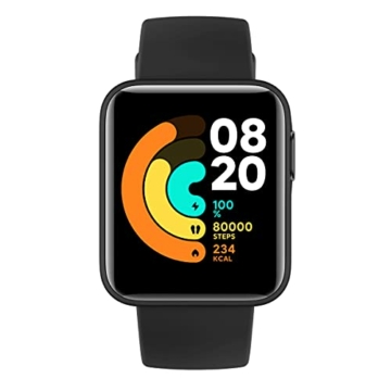 Xiaomi Mi Watch Lite Smartwatch (1,4" TFTLCD-Touchscreen; Messung und Überwachung Herzfrequenz, Schlafzyklus; GPS; Luftdruck- & Höhenmesser; 11 Sportmodi; 5 ATM; 9 Tage Batterielaufzeit) Schwarz - 1