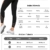 Yvette Damen Leggings Sporthose mit Mesh Hohe Taille Blickdicht Laufhose Fitness Yoga Hosen Streetwear,Schwarz,M - 6
