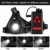Zenoplige Sports Lauflicht, USB Wiederaufladbare Lauflampe, LED Wasserdicht Leichtgewichts Lauflicht, Brustlampefür Laufen Joggen Angeln Camping Radfahren - 2