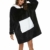 LATH.PIN Panda Decken-Hoodie Damen Flanell mit Kapuze Pullover Decke Sweatshirt Unisex Kapuzenpullis Übergroße - 2