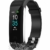 LEBEXY Fitness Armband Wasserdicht IP68 | Fitness Tracker Uhr | Smartwatch Schrittzähler Aktivitätstracker | Kalorienzähler Sportuhr eingebautes GPS, Schwarz - 1