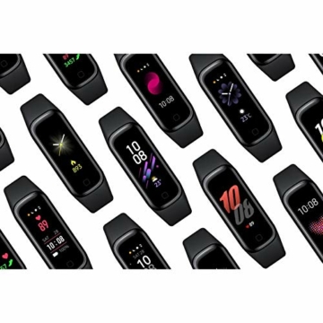 Samsung Galaxy Fit2 , 1,1 Zoll AMOLED Farbdisplay, Fitnessarmband mit hohem Tragekomfort, wasserdichte Fitnessuhr, bis zu 21 Tage Akkulaufzeit, Schlafanalyse, Schwarz (Deutche Version) - 5