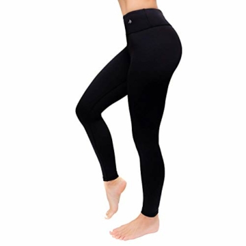 CompressionZ Damen-Kompressionshose – Lange Leggings/Tights zum Laufen, Yoga, Fitness Größe L schwarz - 1