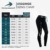 CompressionZ Damen-Kompressionshose – Lange Leggings/Tights zum Laufen, Yoga, Fitness Größe L schwarz - 6