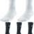 Nike Socken 5 Paar Herren Damen Sparset Tennissocken Sportsocken Laufsocken Paket Bundle, Farbe:weiß, Größe:42-46 - 3