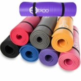 REXOO Pilates Yogamatte Fitnessmatte Gymnastikmatte Sportmatte Matte, Größe: 183cm x 61cm x 1cm, Farbe: Rot - 1