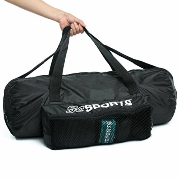 ScSPORTS Boxsack-Set, für Kinder und Jugendliche, Box-Set mit Boxhandschuhen, Boxbandagen und Tasche, 5,5 kg, Petrol-blau schwarz - 6