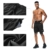 Tanmolo Shorts Herren 2 in 1 Sommer Sporthose Kurze Trainingshose Schnelltrocknende Fitness Laufhose mit Reißverschlusstaschen(Schwarz,EU-L,US-M) - 3