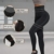 Yokbeer Damen Bauchweg Leggings | Figurformende Body Shaper Kompressionsleggins | Bauch Weg Shaping Leggins Hose Schwarz (Color : Black, Size : M) - 3
