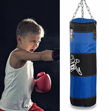 Bilinli Kinder hängen Boxsack Boxsack, Kinder Boxen Schwere Boxsack Trainingstasche Fitness Sandsack Übungen Workout Power Bag(80cm) - 4