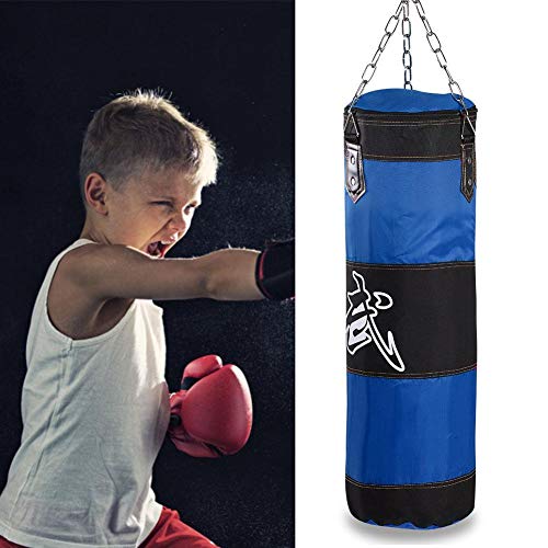 Bilinli Kinder hängen Boxsack Boxsack, Kinder Boxen Schwere Boxsack Trainingstasche Fitness Sandsack Übungen Workout Power Bag(80cm) - 4