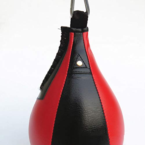 LIOOBO Boxen Boxbirne Boxsack Boxen Training Ball Speedball Punchingball zum Aufhängen Speedbag für Boxentraining und Fitness - 4