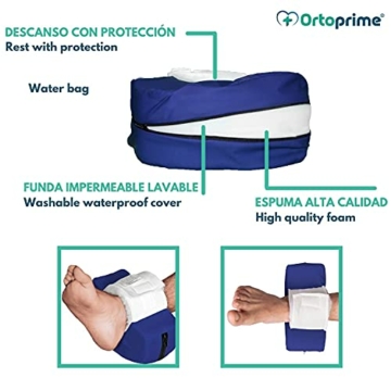OrtoPrime Packung mit 2 Fersenschonern, wasserdicht, gebogen, Fersenschutz, orthopädisch, für Füße (Universalgröße) - 4
