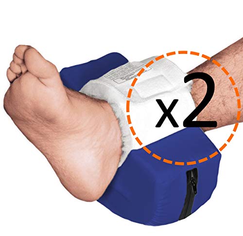OrtoPrime Packung mit 2 Fersenschonern, wasserdicht, gebogen, Fersenschutz, orthopädisch, für Füße (Universalgröße) - 1