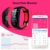 Tipmant Fitness Armband mit Pulsmesser Blutdruckmessung Smartwatch Fitness Tracker Wasserdicht IP68 Fitness Uhr Schrittzähler Pulsuhr Sportuhr für Damen Herren Kinder ios iPhone Android Handy (Rot) - 4