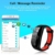 Tipmant Fitness Armband mit Pulsmesser Blutdruckmessung Smartwatch Fitness Tracker Wasserdicht IP68 Fitness Uhr Schrittzähler Pulsuhr Sportuhr für Damen Herren Kinder ios iPhone Android Handy (Rot) - 2
