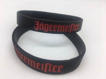 2 Jägermeister Freundschaftsarmbänder im Set Silikon Armband - 