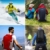FUXINGYAO Wanderrucksack Herren Damen Trekkingrucksack Reiserucksack Multifunktionale Outdoor mit Reflexstreifen Camping Radfahren Klettern Rucksäcke,Rot,40L - 8