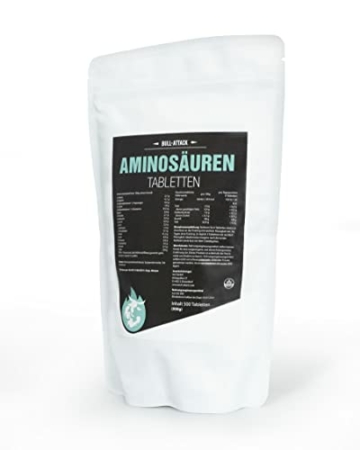 AMINOSÄURE EAA Tabletten - 500 Stück - Aminosäure-Tabletten - Hochdosierte Aminosäuren für den Muskelaufbau - 1
