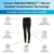 Artefit Perito Kompression Legging – Sport Leggings Damen – Kompression Activewear Sporthose - Blickdichte Kompressionshose - Schwarz - 8
