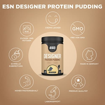 ESN Designer Protein Pudding, Vanilla Cream, 360 g - 5