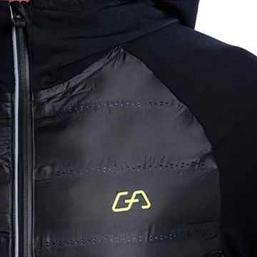 GYM AESTHETICS | Ultrasonic 2.0 Trainingsjacke Atmungsaktiv Running Hybrid Jacke Für Frauen Damen, wasserdicht, warm, ultraleicht mit Reißverschluss primaloft Wanderjacke Kapuzenjacke Für Training - 4