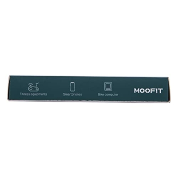 moofit HW401 Herzfrequenzmesser, Pulsmesser mit Armgurt IP67 wasserdichte,Unterstützung Bluetooth/ANT+, Wiederaufladbares Heart Rate Monitor Armband Funktioniert mit Wahoo, Zwift, Strava, Elite HRV - 8